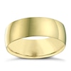Thumbnail Image 1 of 18ct Yellow Gold 7mm Heavy D Shape Ring