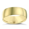 Thumbnail Image 0 of 18ct Yellow Gold 7mm Heavy D Shape Ring