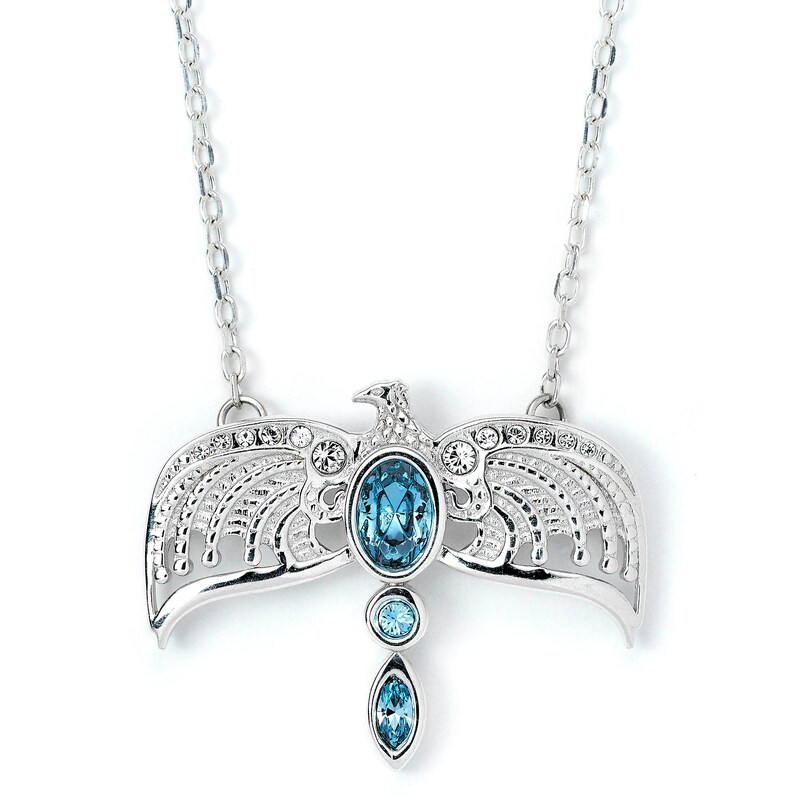 Main Image 2 of Harry Potter Sterling Silver & Crystal Diadem Necklace