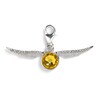 Thumbnail Image 1 of Harry Potter Silver & Crystal Golden Snitch Charm