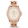 Thumbnail Image 0 of Fossil Ladies' Rose Gold Tone Leather Strap Watch