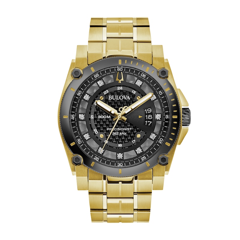 Main Image 1 of Bulova Icon High Precision Men's Gold Tone Bracelet Watch