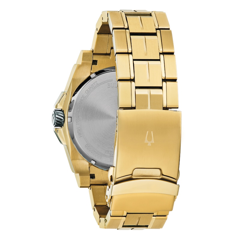 Bulova Icon High Precision Men's Gold Tone Bracelet Watch