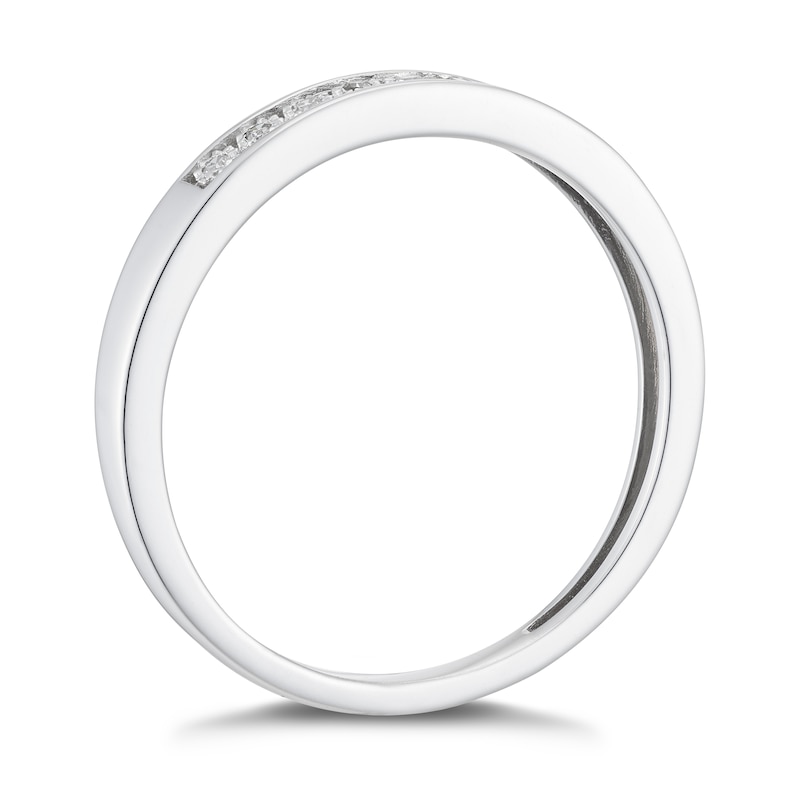 9ct White Gold Diamond Eternity Ring