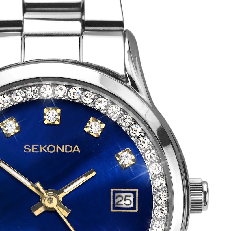 Sekonda Catherine Midnight Star Ladies' Stainless Steel Watch