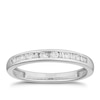 Thumbnail Image 1 of 9ct White Gold 0.15ct Diamond Channel Set Eternity Ring