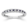 Thumbnail Image 1 of Emmy London 18ct White Gold Sapphire & Diamond Eternity Ring