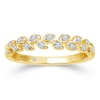 Thumbnail Image 0 of Emmy London 18ct Yellow Gold Diamond Leaf Eternity Ring