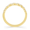 Thumbnail Image 2 of Emmy London 18ct Yellow Gold Diamond Leaf Eternity Ring