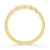 Thumbnail Image 3 of Emmy London 18ct Yellow Gold Diamond Leaf Eternity Ring