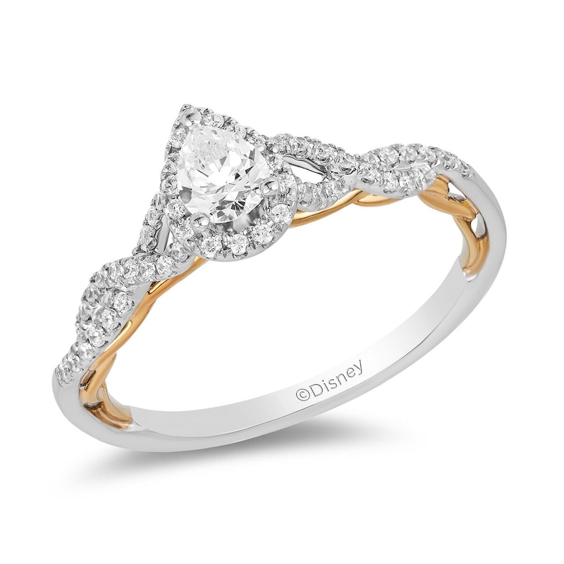 Main Image 1 of Enchanted Disney Fine Jewellery 0.50ct Diamond Rapunzel Ring
