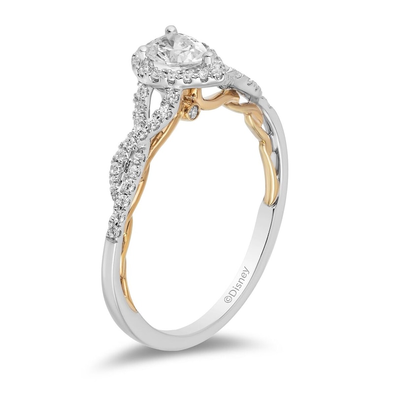 Main Image 2 of Enchanted Disney Fine Jewellery 0.50ct Diamond Rapunzel Ring