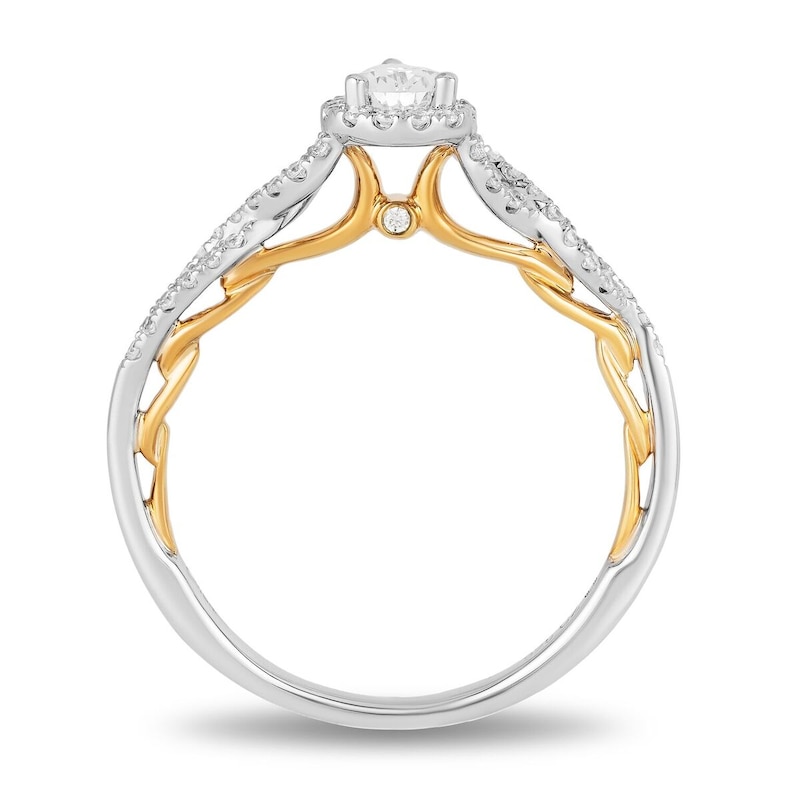 Main Image 3 of Enchanted Disney Fine Jewellery 0.50ct Diamond Rapunzel Ring