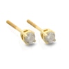 Thumbnail Image 0 of 9ct Yellow Gold 0.15ct Diamond Solitaire Stud Earrings
