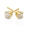 Thumbnail Image 2 of 9ct Yellow Gold 0.50ct Diamond Solitaire Stud Earrings