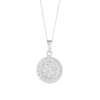 Thumbnail Image 1 of Sterling Silver Round St Christopher Pendant