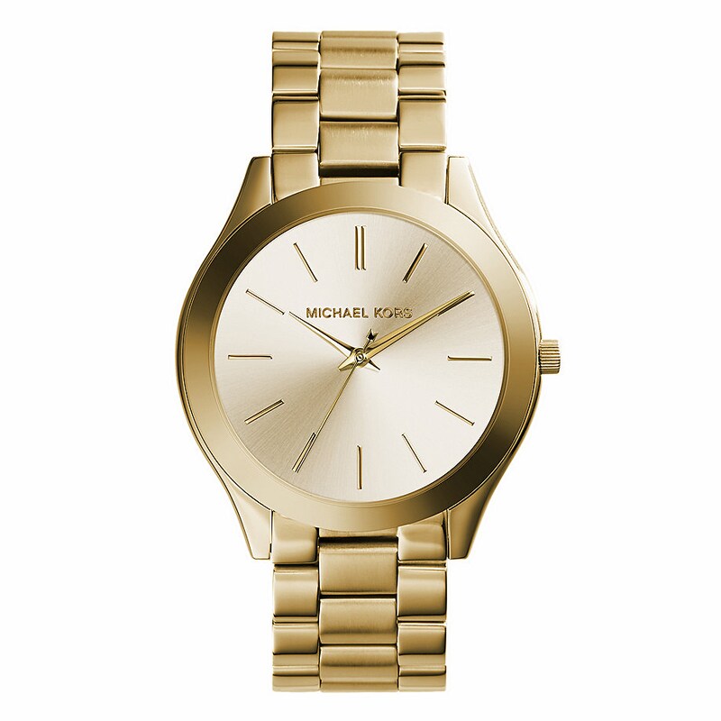 Michael Kors Slim Runway Ladies' Stainless Steel Watch