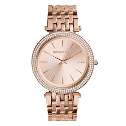 Michael Kors Darci Ladies' Rose Gold Tone Watch
