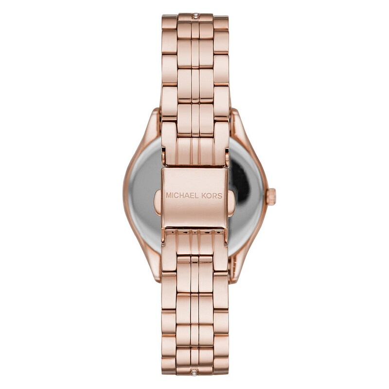 Michael Kors Lauryn Ladies' Rose Gold Stainless Steel Watch