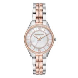 Michael Kors Lauryn Ladies' Two Tone Stainless Steel Watch
