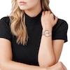 Thumbnail Image 2 of Michael Kors Pyper Ladies' Rose Gold Stainless Steel Mesh Watch