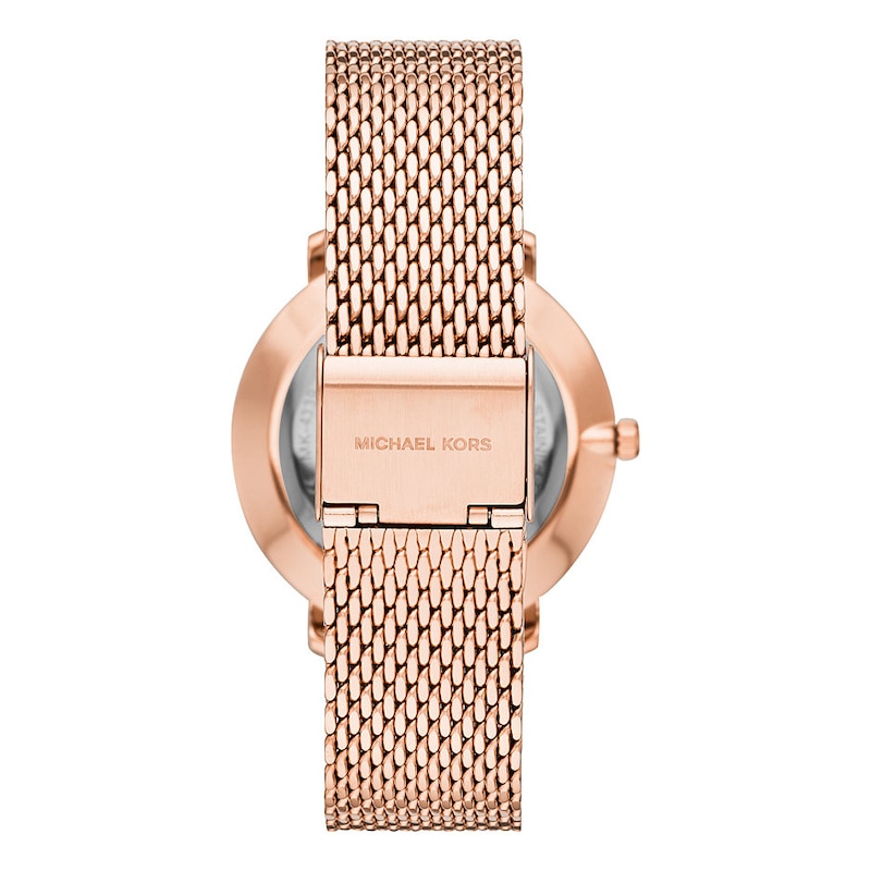 Main Image 4 of Michael Kors Pyper Ladies' Rose Gold Stainless Steel Mesh Watch