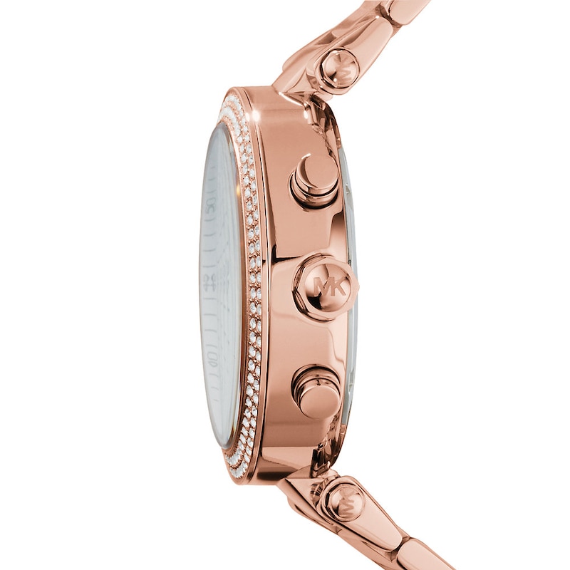 Michael Kors Parker Ladies' Rose Gold Stainless Steel Watch