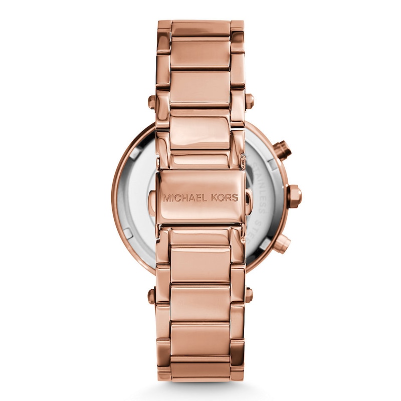 Michael Kors Parker Ladies' Rose Gold Stainless Steel Watch