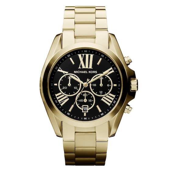 Michael Kors Bradshaw Women's Gold Tone Bracelet Watch