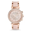 Thumbnail Image 1 of Michael Kors Parker Ladies' Rose Gold Stainless Steel & Ceramic Watch