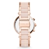 Thumbnail Image 3 of Michael Kors Parker Ladies' Rose Gold Stainless Steel & Ceramic Watch
