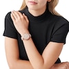 Thumbnail Image 4 of Michael Kors Parker Ladies' Rose Gold Stainless Steel & Ceramic Watch
