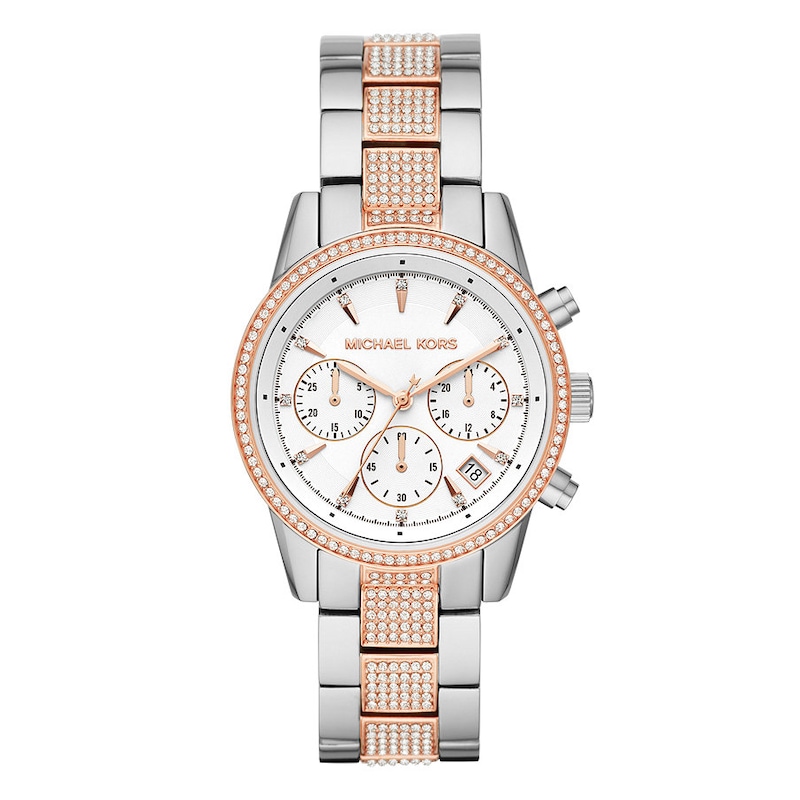 Michael Kors Ritz Ladies' Two Tone Bracelet Watch