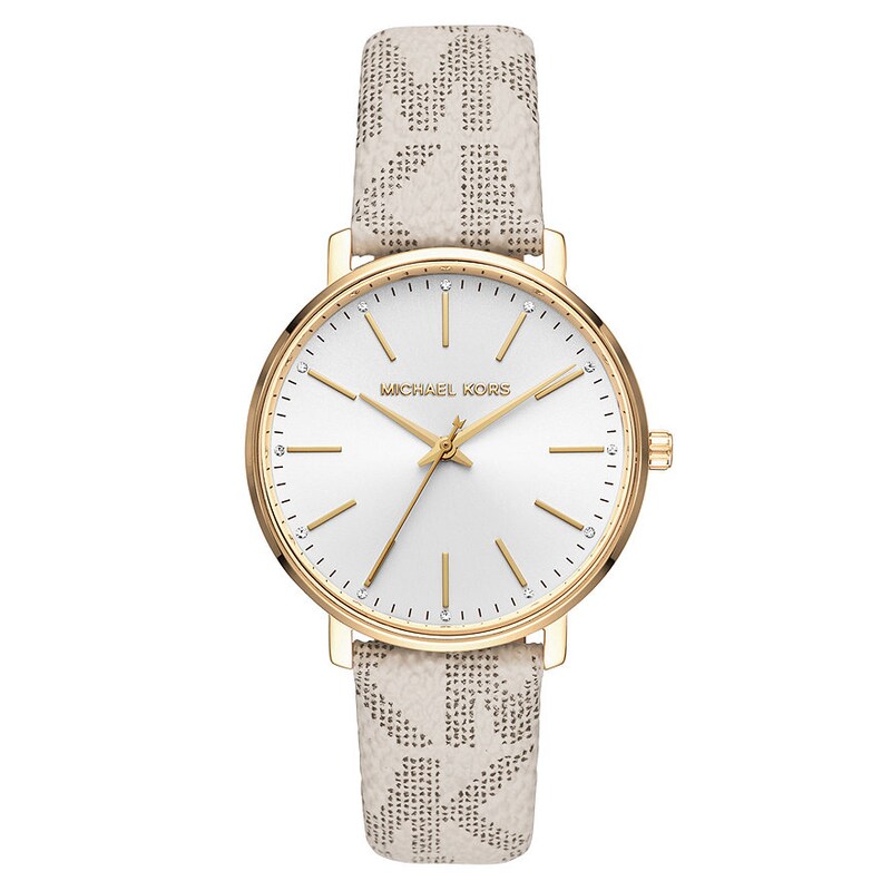 Michael Kors Pyper Ladies' PU Strap Watch