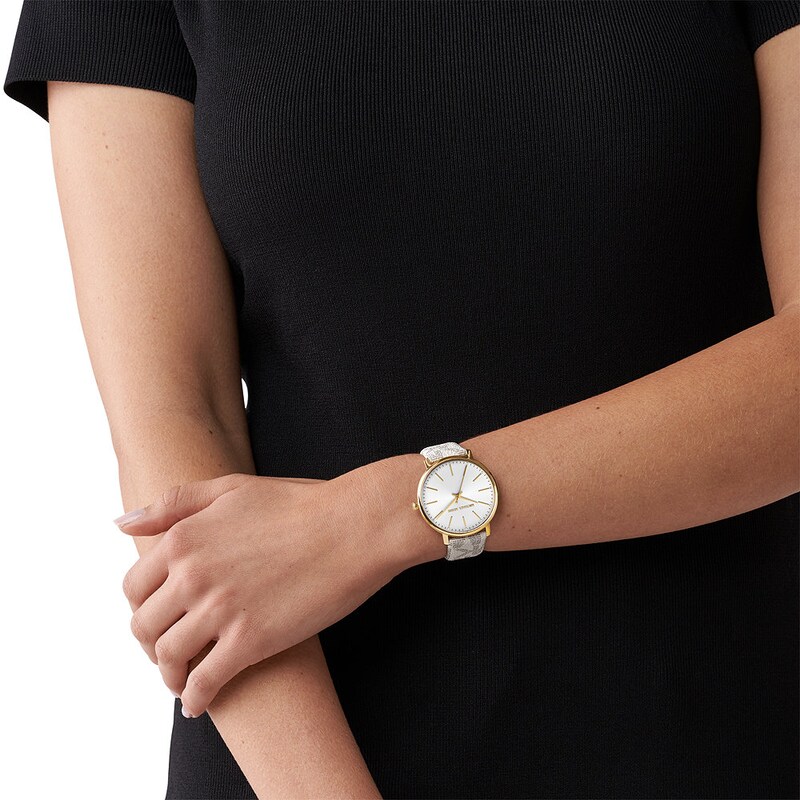 Michael Kors Pyper Ladies' PU Strap Watch