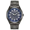 Thumbnail Image 1 of Citizen Eco-Drive Men's Blue Dial Grey IP Bracelet Watch