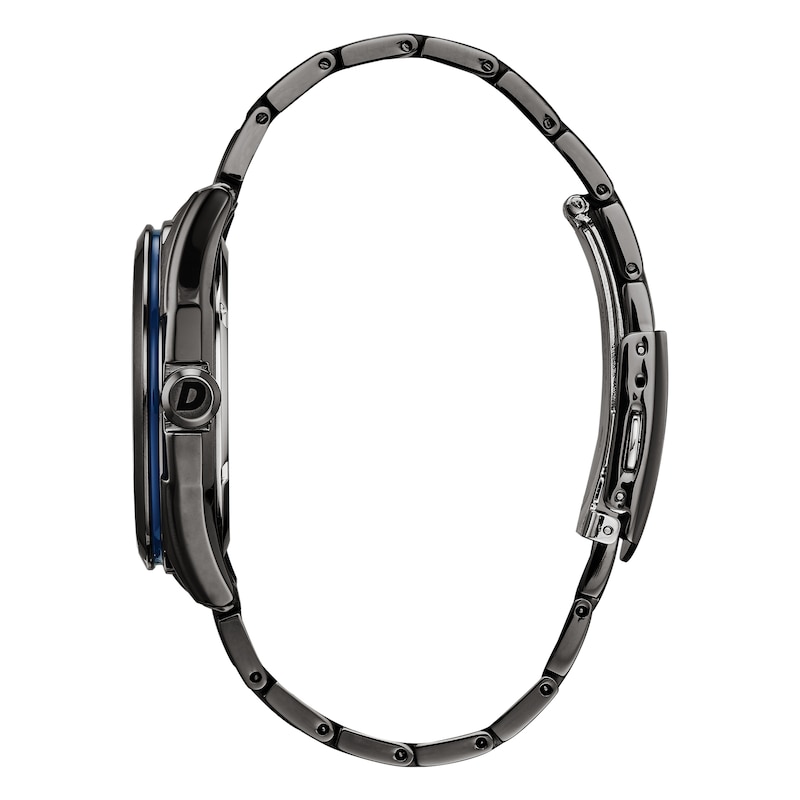 Main Image 2 of Citizen Eco-Drive Men's Blue Dial Grey IP Bracelet Watch