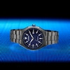 Thumbnail Image 4 of Citizen Eco-Drive Men's Blue Dial Grey IP Bracelet Watch