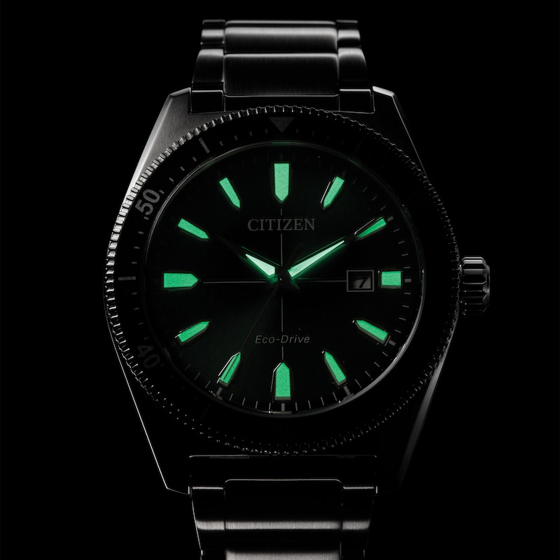 Main Image 6 of Citizen Men's Green Dial Stainless Steel Bracelet Watch