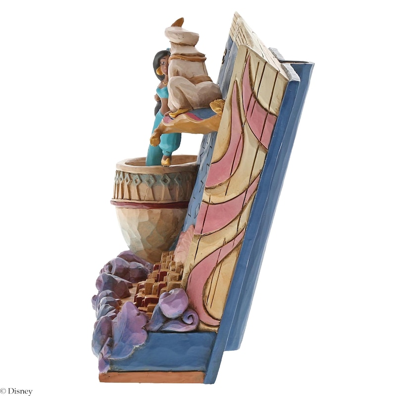 Disney Traditions Aladdin & Jasmine Book Figurine