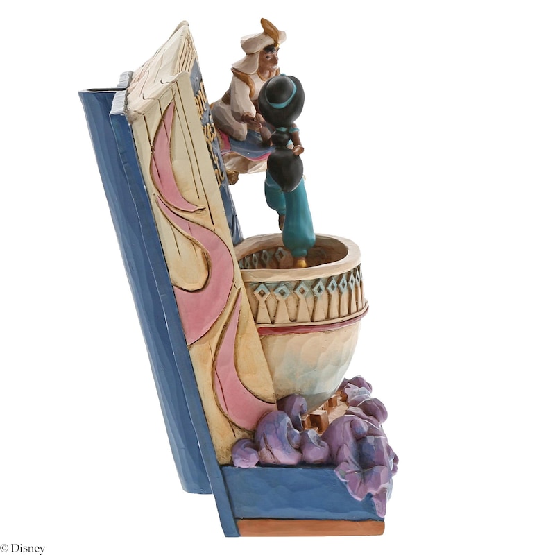 Disney Traditions Aladdin & Jasmine Book Figurine