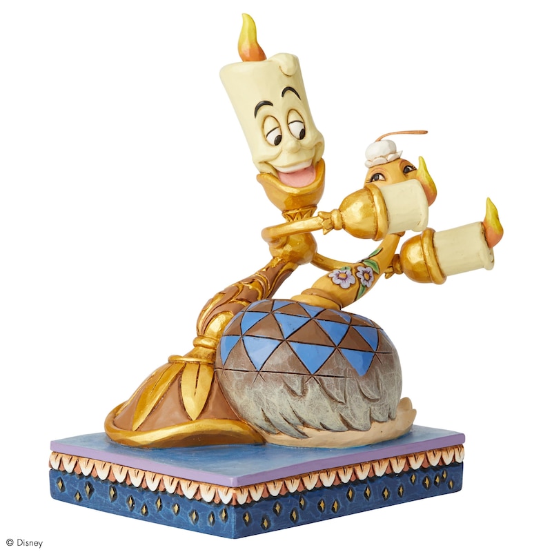 Main Image 4 of Disney Traditions Lumiere & Plumette Figurine