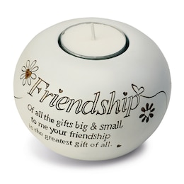 Said With Sentiment Friendship Tea Light Candle Holder