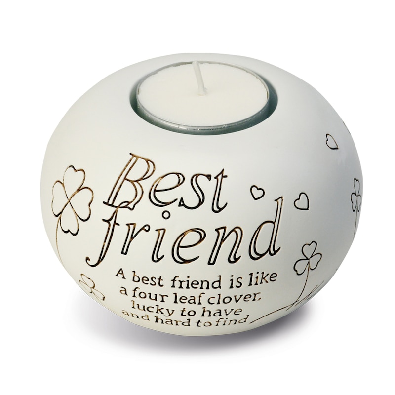 Said With Sentiment Best Friend Tea Light Candle Holder H.Samuel