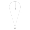 Thumbnail Image 1 of Michael Kors Sterling Silver Cubic Zirconia MK Necklace