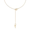Thumbnail Image 2 of Michael Kors 14ct Gold Plated Pave MK Logo Necklace