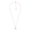 Thumbnail Image 1 of Michael Kors 14ct Rose Gold Plated Cubic Zirconia Pendant
