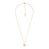 Thumbnail Image 0 of Michael Kors 14ct Gold Plated CZ Duo Heart Necklace