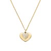 Thumbnail Image 1 of Michael Kors 14ct Gold Plated CZ Duo Heart Necklace
