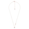 Thumbnail Image 1 of Michael Kors 14ct Rose Gold Plated CZ MK Pendant